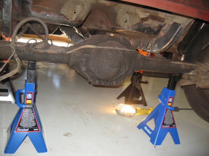 rear end & suspension removal